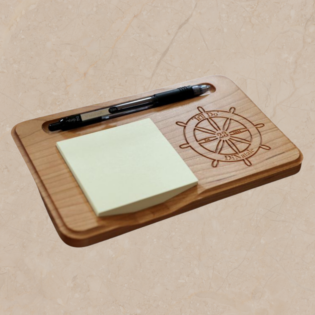 ST632 Notepad Holder Ships Wheel