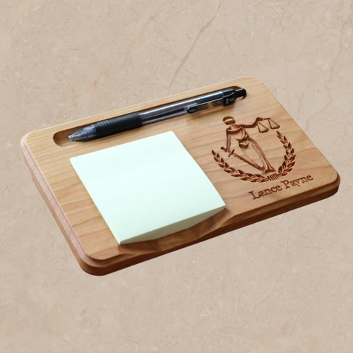 ST502 Notepad Holder Lady of Justice