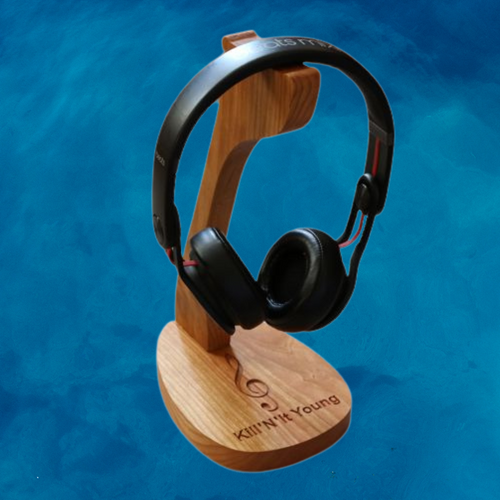 HP719 Headphone Stand Musical Notes