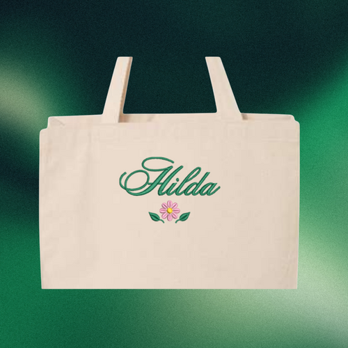 505 Name & Flower Bag
