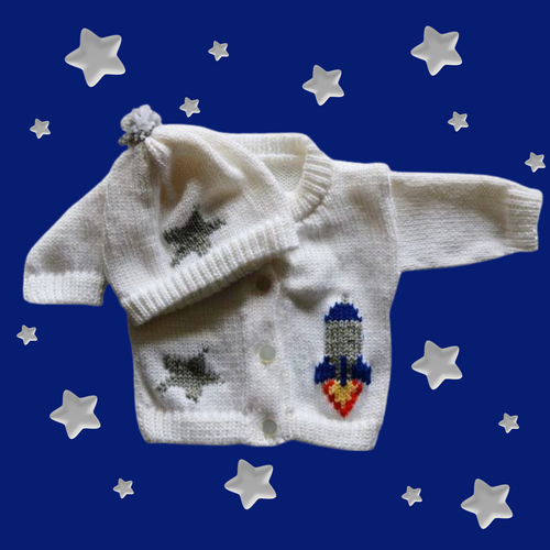0276 Sweater Rocket Ship