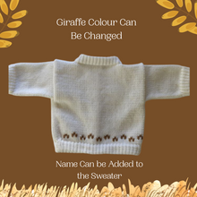 Load image into Gallery viewer, 0222  Sweater Giraffe
