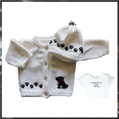0234  Sweater Dog Small Black Dog