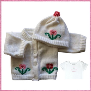 0256A Sweater Flowers