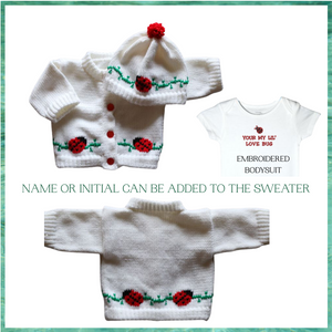 0228  Sweater Lady Bug