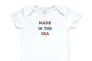 34  Embroidered  Baby Bodysuit USA