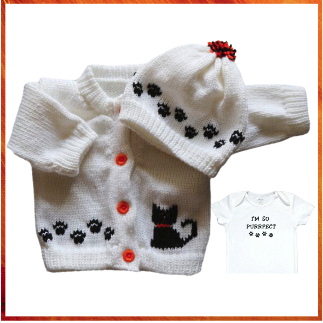 0270 Sweater Halloween Black Kitten