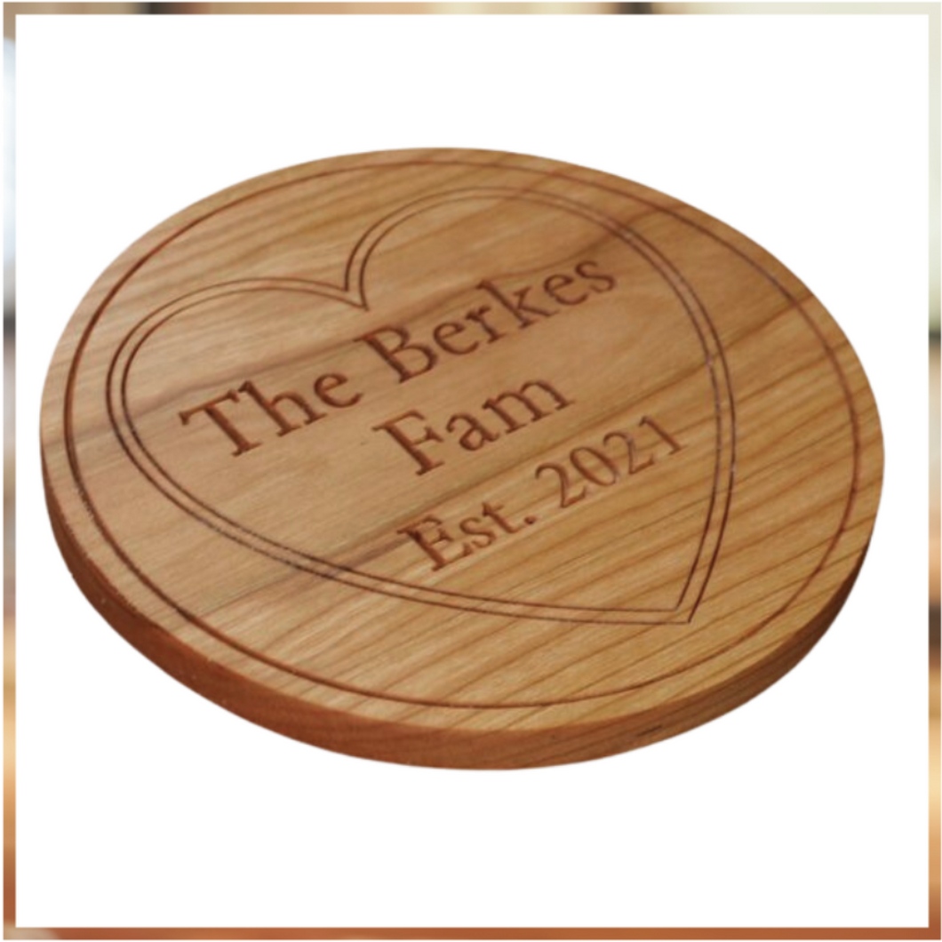 TR426A Trivet Family Heart