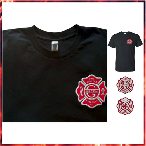 T-Shirt Firefighter Maltese Cross