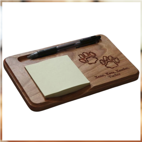 ST609 Sticky Note Holder Animal Paw Prints