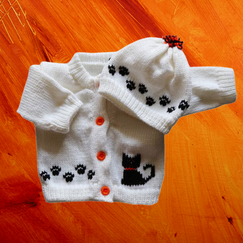0270 Sweater Halloween Black Kitten