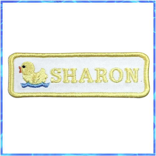 925  Duck Iron On Embroidered Patch