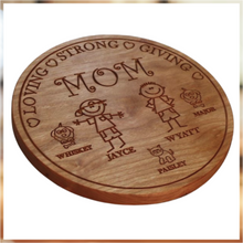 Load image into Gallery viewer, TR410 Trivet Mom &amp; Kids