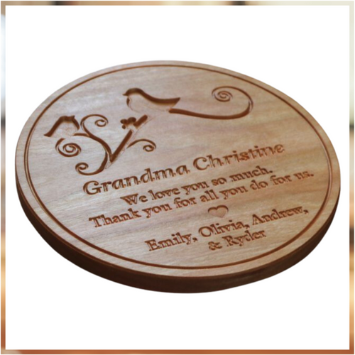 TR415 Trivet Grandmother Birds