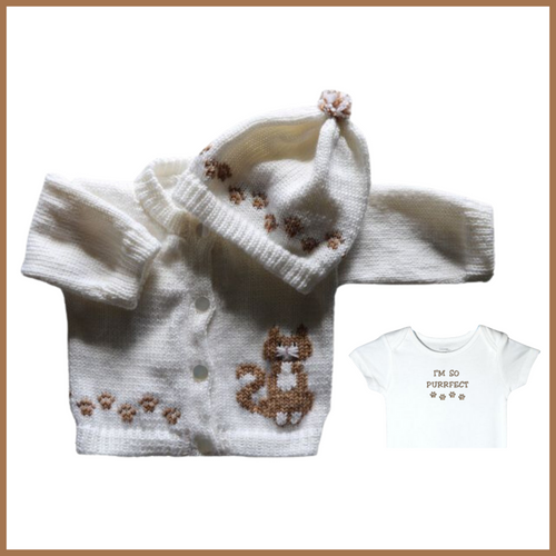 0246 Sweater Cat Beige