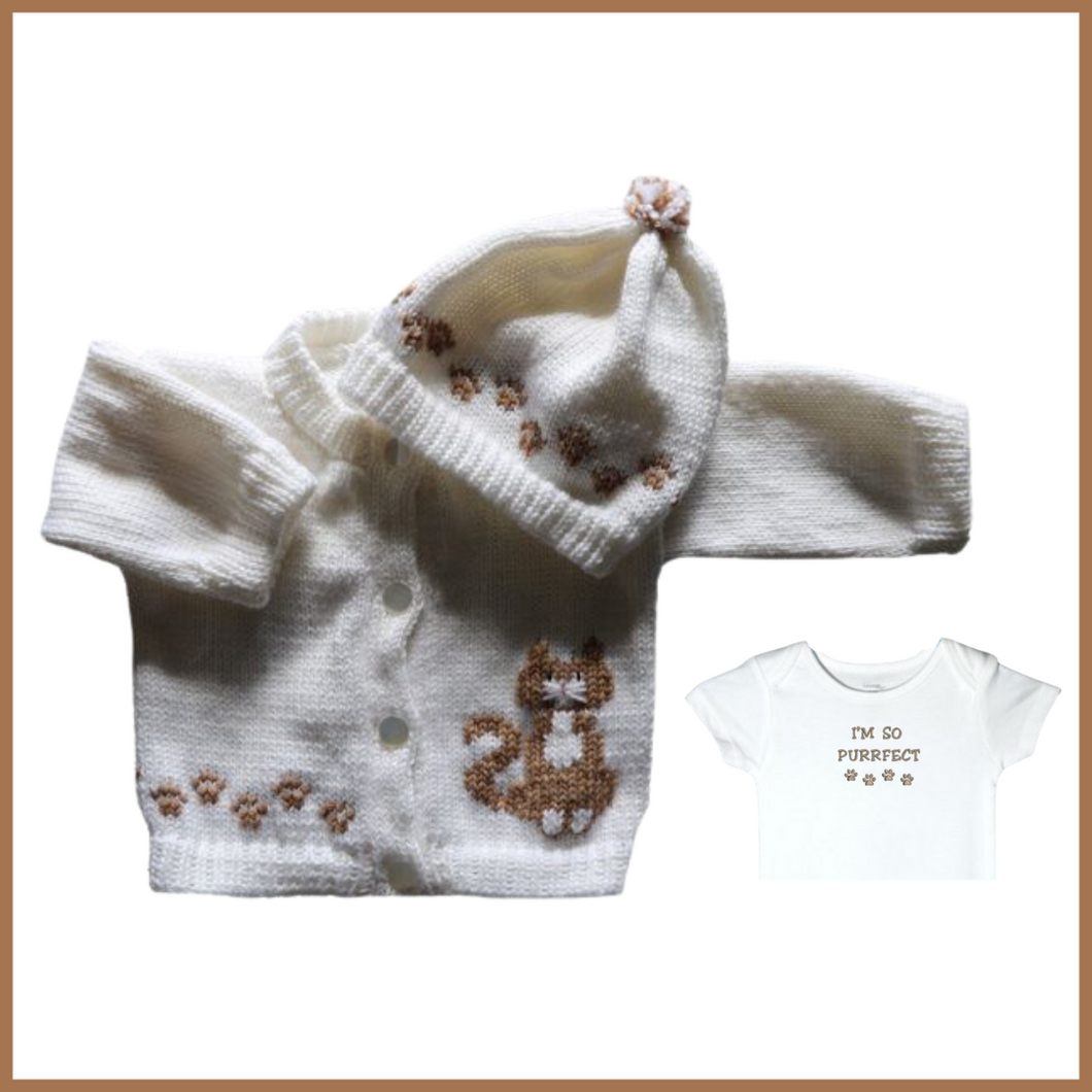 0246 Sweater Cat Beige