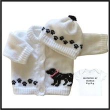 Charger l&#39;image dans la galerie, 0230 Sweater Black Lab Dog