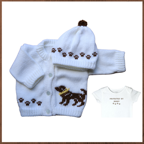 0230B Sweater Brown Lab Retriever Dog