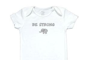 10  Embroidered Baby Onesie Elephant