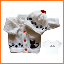 Load image into Gallery viewer, 0270 Sweater Halloween Black Kitten