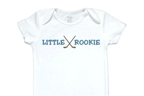 20  Embroidered Baby Bodysuit Hockey