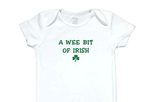 22  Embroidered Baby Bodysuit Irish