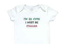 Charger l&#39;image dans la galerie, 23  Embroidered Baby Bodysuit Italy