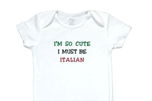23  Embroidered Baby Bodysuit Italy