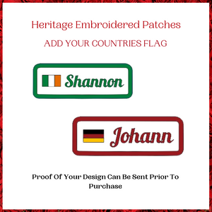 935  Heritage Flag Embroidered Patch