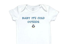 Load image into Gallery viewer, 28  Embroidered Baby Bodysuit Penguin