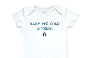 28  Embroidered Baby Bodysuit Penguin