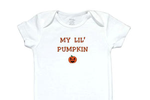 42  Embroidered Baby Bodysuit Pumpkin