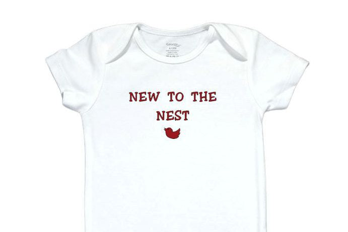 40  Embroidered Baby Bodysuit Cardinal