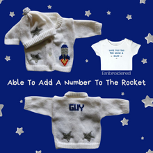 Load image into Gallery viewer, 0276 Sweater Rocket Ship