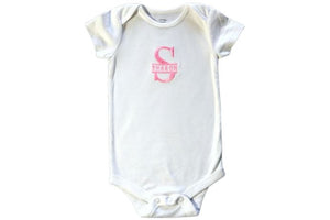 01   Embroidered  Baby Bodysuit Monogram