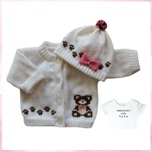 Load image into Gallery viewer, 0221  Sweater Teddy Bear