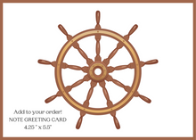Load image into Gallery viewer, CH095 Cheeseboard Ships Wheel