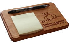 Load image into Gallery viewer, ST606 Sticky Note Holder Lab Dog