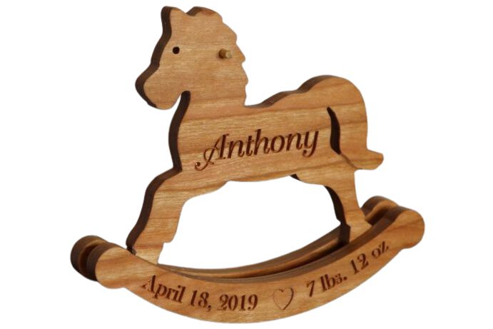 Personalized baby cheap rocking horse