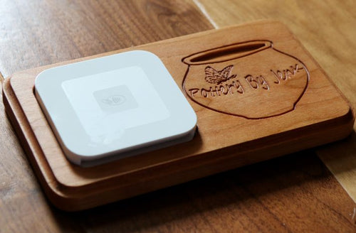 SQ064 Square Reader Pottery By Jenn K