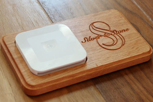 SQ105 Square Reader Silver & Stone