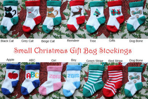 Small Christmas Stocking Gift Bags