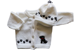 0234  Sweater Dog Small Black Dog